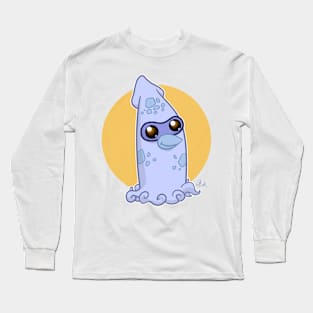 Cute Squid Long Sleeve T-Shirt